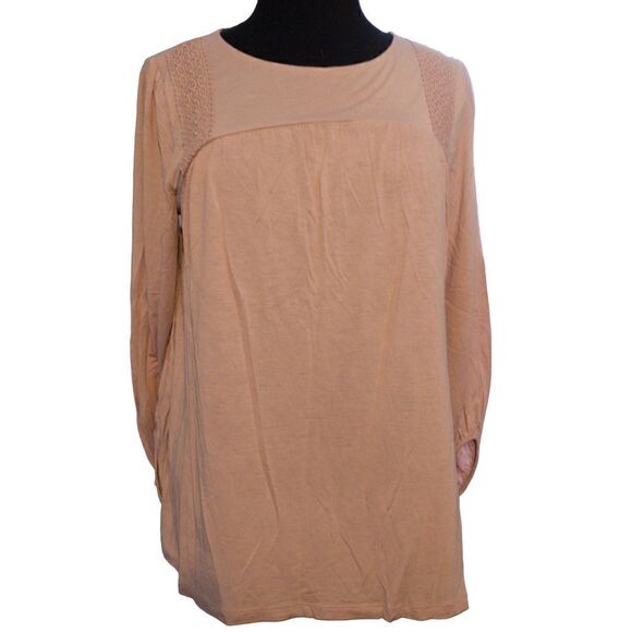 💕Old Navy NWT Gorgeous Pheasant Blouse Blush Color Size Large - Picture 1 of 6